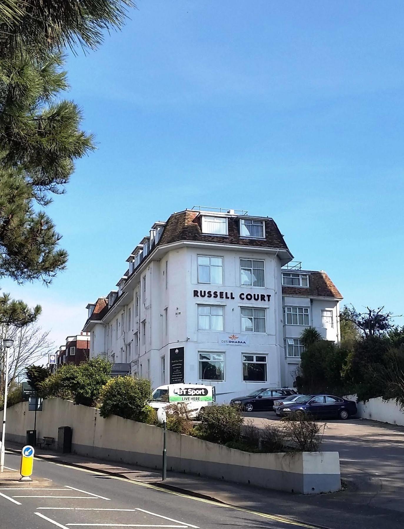 Belvilla Russel Court Hotel Bournemouth Central Eksteriør bilde